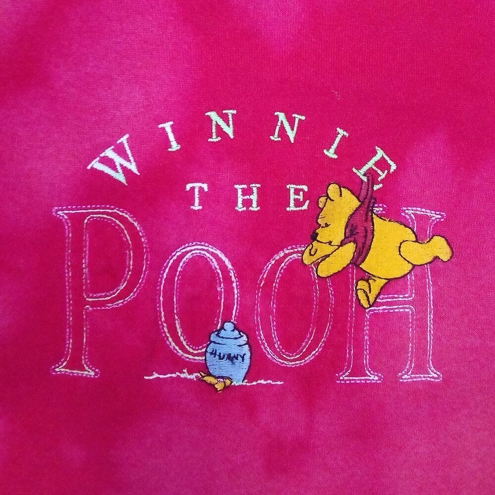 Vintage Winnie The Pooh Reverse Dye Crewneck Sweatshirt